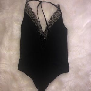 Express halter bodysuit